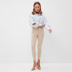 Брюки женские MINAKU: Casual Collection цвет экрю