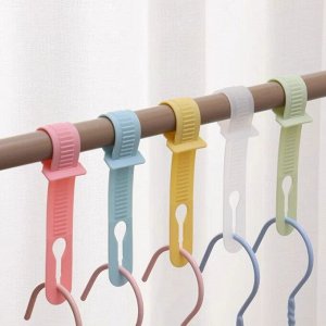 Цветная вешалка для одежды, ветрозащитный крючок для сушки одежды, 10 шт.