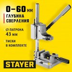 Станок для дрели с тисками