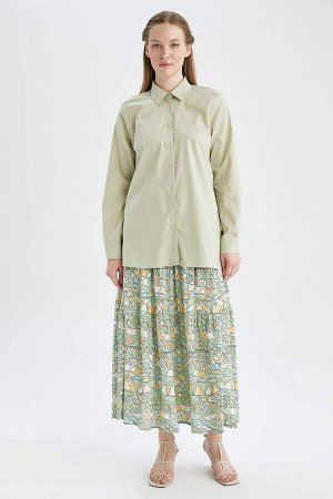 DEFACTO Марокканская юбка-миди стандартного кроя с узором