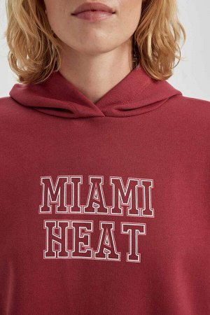 DeFactoFit Толстовка с капюшоном NBA Miami Heat