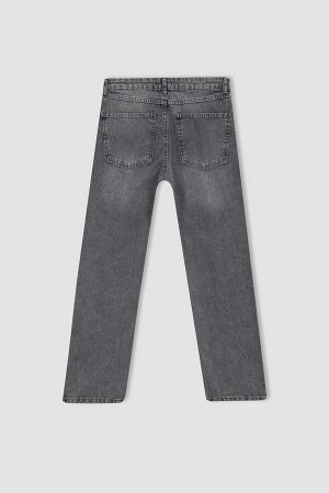 DEFACTO Джинсовые брюки-бойфренды длиной до щиколотки, 100% хлопок