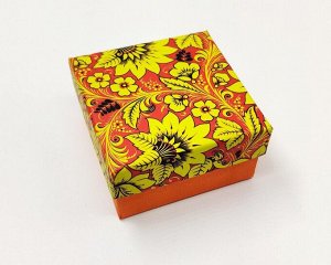 Подарочная коробочка, Хохлома
