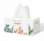 Салфетки бумажные Eco Botanica, двухслойные, 220 шт, 1 коробочка