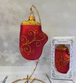 Елочное украшение &quot;Рукавичка&quot;, в подарочной упаковке, h-10 см