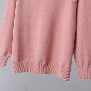 Женский свитер с вырезом на груди, цвет горчичный