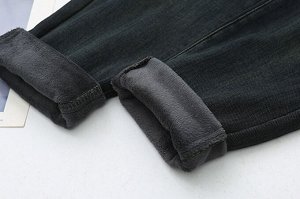 Женские джинсы на резинке с завязками, зауженные, цвет темно-серый