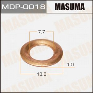 Шайбы для форсунок MASUMA (медн.) 16627-V0702, 7,7х13,8х1мм TD#,CD#,FD#