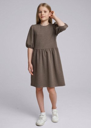 Платье. Цвет: коричневый/кофейный