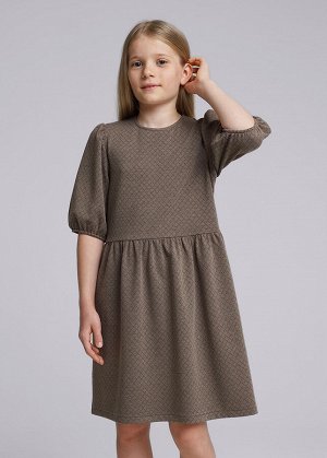 Платье. Цвет: коричневый/кофейный