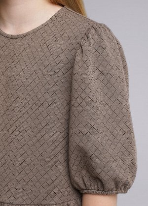 Платье. Цвет: коричневый/кофейный
