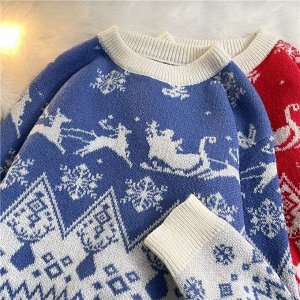 Новогодний свитер унисекс