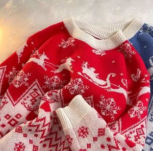 Новогодний свитер унисекс