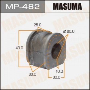 Втулка стабилизатора MASUMA  /front/ PRIMERA/ P11  [уп.2] MP-482