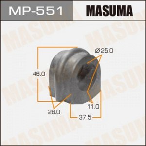 Втулка стабилизатора MASUMA  /front/ LIBERTY/ M12  [уп.2] MP-551