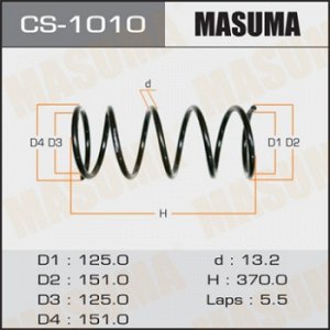 Пружина подвески MASUMA  front CALDINA/ CT196, CT198 CS-1010