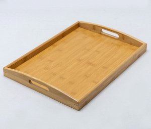 West Набор бамбуковых подносов для завтрака с бортиками и ручками Bamboo Pallet 3 шт.