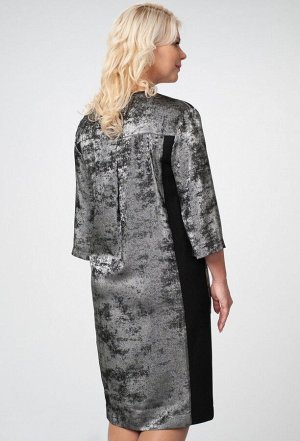 Платье ASV 2110 черный-серебро