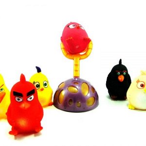 Набор Angry Birds 7 игрушек и шар-катапульта