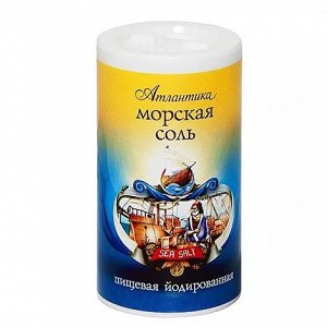 Соль морская "Атлантика"  500г пл/туба /10/24мес