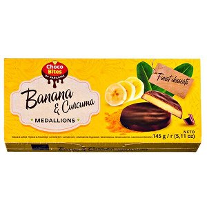 конфеты CHOCO BITES Banana & Curcuma 145 г