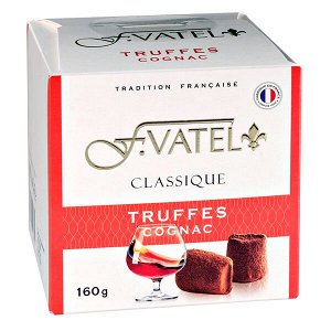 конфеты F.VATEL Трюфель с коньяком 160 г 1/12