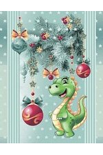 &quot;&quot;Полотенце кухонное вафельное &quot;Новогодние подарки&quot; 4
