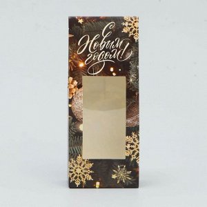 Коробка складная «Ёлочные игрушки», 6 х 14.5 х 3.5 см