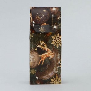 Коробка складная «Ёлочные игрушки», 6 х 14.5 х 3.5 см