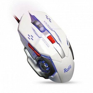 Мышь игровая проводная  RUSH Avatar белая (SBM-724G-W)