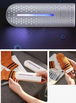 Сушка для обуви с антибактериальной подсветкой USB / сушилка для обуви антибактериальная