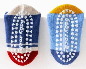 Носки детские набор 5 пар прорезиненная подошва / носки антискользящие детские
