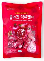 Карамель леденцовая ILKWANG с Коллагеном и соком граната, 250г 1/10