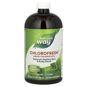 Nature&#039;s Way, Chlorofresh, жидкий хлорофилл  473,2 мл