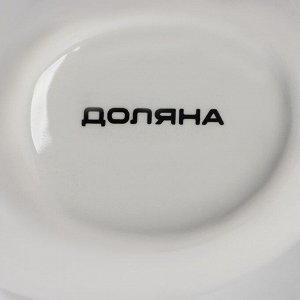 Сахарница с ложкой Доляна «Лаванда», 200 мл, 9x9 см