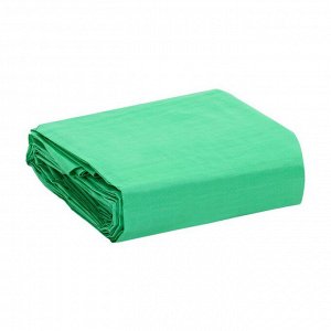 Тент защитный, 8x6 м, плотность 120 г/м², УФ, люверсы шаг 1 м, зелёный