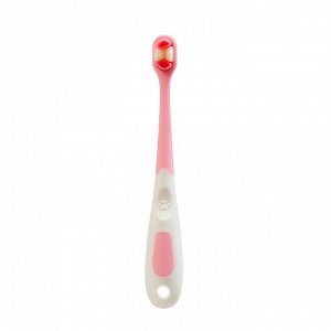 Зубная щётка, детская, 2-9 лет, 10 000 щетинок, ультрамягкая, розовая