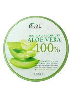 Гель для тела EKEL cosmetics Aloe Vera. Алоэ Вера. 300гр., Успокаивающий, содержит 100% сок алое. Мощный увлажняющий эффект, мгновенное увлажнение, устранение раздражения и сухости. пр.Ю.Корея.
