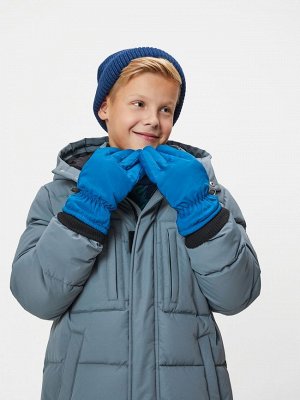 Перчатки детские для мальчика темно-синие