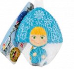 Игрушка для купания Маша и Медведь Маша Снегурочка Играем Вместе в сетке 178327