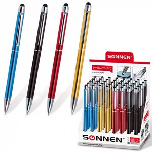 Ручка-стилус SONNEN для смартфонов/планшетов, корпус ассорти