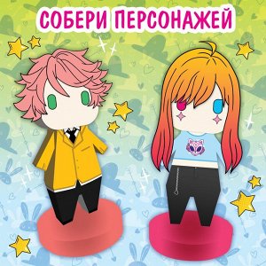 Бумажные фигурки, А4, 36 стр., Аниме.