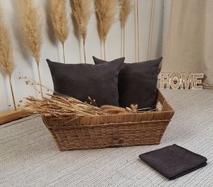 Подушка канвас графит