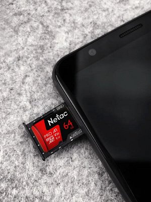 Карта памяти Netac Pro V30 64GB / Карта памяти 64GB / МикроSD карта 64GB / microSD 64GB