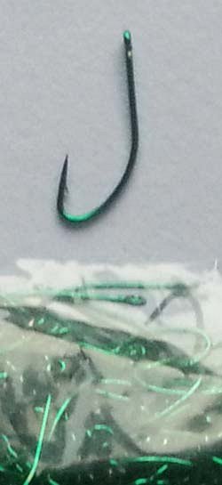 Крючок зимний AKITA KITSUNE W/RING. Страна производитель Япония. Размер 0,8 (20). Цвет зеленый (упаковка 10шт)