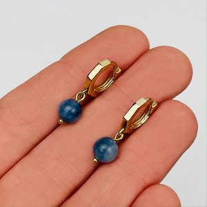 Серьги с Кианитом