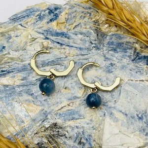 Серьги с Кианитом