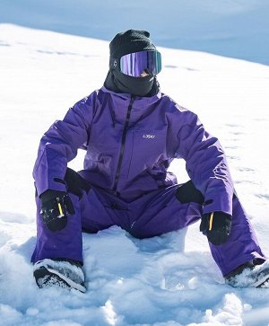 Куртка сноубордическая LDSKI Shine 2.0.  20000мм/20000г/м2/24ч.. Фиолетовый
