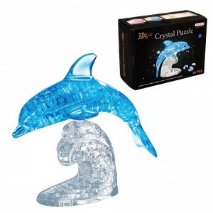 Игрушка развивающая 3D Crystal Puzzle "Дельфин", ХL, 95 элем