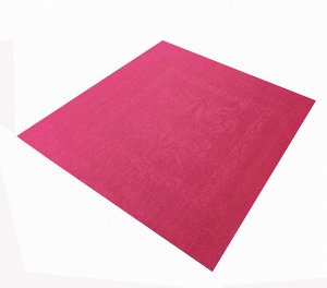 Салфетка жаккардовая цветная 45*45см, 100% лен  (Ландыши, бордовый)